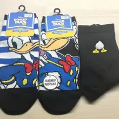 ディズニー ドナルドダック 靴下3足セット 23〜25㎝