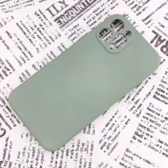 iPhone 12ProMax シリコンケース [06] グリーン