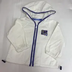 ファミリア　薄手　パーカー　羽織　白　車　80
