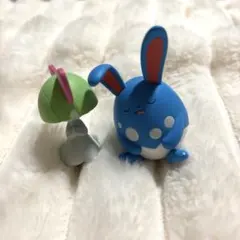 ポケモン 肩ズンフィギュア6 ラルトス　マリルリ