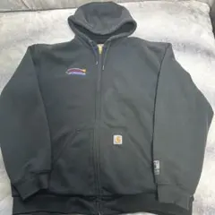 ざわ様専用Carhartt ブラック パーカー フード付き