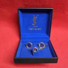 Yves Saint Laurent カフスボタン ネクタイピンセット　ゴールド