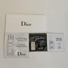【未開封】Dior サンプル(ローション、ファンデーション、ベース)
