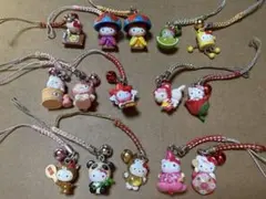 ハローキティ 根付ストラップ 15個セット