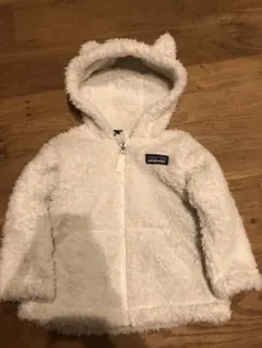 patagonia 美品ボアジャケット 6-12M ホワイトボアコート70〜80