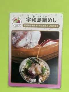 地団カード　宇和島鯛めし