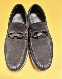 Salvatore Ferragamo スエード ローファー ブラック