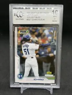 2001 UPPER DECK イチロー　ルーキーカード　RC 世界で1枚のみ Ichiro 2001 Upper Deck Collectables Playmakers Special Edition
