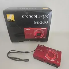 Nikon COOLPIX S8200 レッド （元箱・付属品あり） - メルカリ