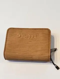 新品！Desigualデシグアル　星柄 ミニ財布 （ブラウン）のサムネイル