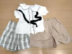 スカッツ!150!ライトオン!160!トップバリュ! ブラウス!オマケ!3点