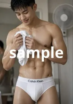AI男子 ゲイ マッチョ 筋肉 Calvin Klein グラビア写真 G5