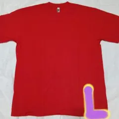 新品♦超、超〜〜超、激安　祭♦✨ロスアパ✨　ガーメントダイ　半袖Ｔ♦色トマト♦Ｌ