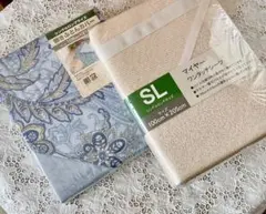 新生活応援★シングルロングタイプ敷きふとんカバー＆マイヤーワンタッチシーツ2点