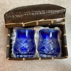 切り子グラス　(株)エクスト製 手造りグラス