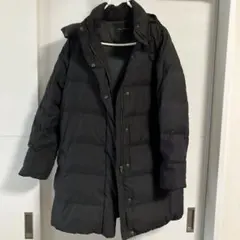 Urban Research ブラックロングダウンコート 38