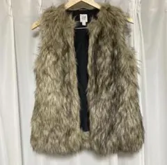 GAP KIDS ギャップキッズファーベスト XL ブラウン