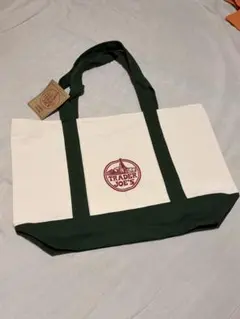 Trader Joe’s】クラシックロゴトート（ダークグリーン）　海外限定