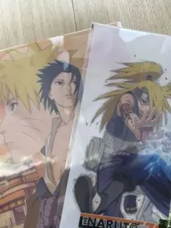 NARUTO 一番くじ K賞 ビジュアルボード サスケ　デイダラ　ナルト