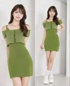 【80%OFF‼️】Darich / アンサンブルニットミニワンピース