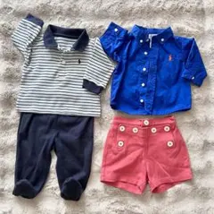 ベビー服まとめうり　ラルフ・ローレン　3m 60cm 70cm 4点セット