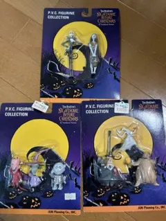 ナイトメア・ビフォア・クリスマス フィギュア 3セット　ディズニー
