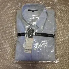 ユニクロ　ファインクロスチェックシャツ 長袖 L【新品】