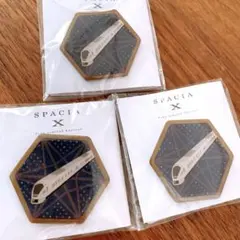スペーシアXオリジナルピンバッジ　3個セット 非売品