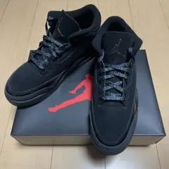 NIKE AIR JORDAN 3 retro black cat 30cm