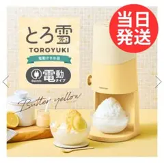 【新品】限定カラー DOSHISHA 電動 とろ雪かき氷器 DTS-B5MYLのサムネイル