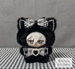 11-12cm 】再販 ねこ耳 ぬい服 おすわりぬい服 ハンドメイド - メルカリ