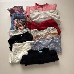 子供服まとめ売り秋冬物女の子90サイズ14点