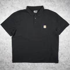 Carhartt ブラック ポロシャツ 黒 XL ルーズフィット 胸ポケットのサムネイル