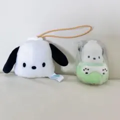 サンリオ　ポチャッコ ぬいぐるみマスコット&マスコットライト　2点セット