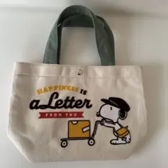 PEANUTS スヌーピー キャンバス ミニトートバッグのサムネイル