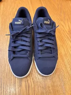 PUMA SMASH V2 スニーカー 26.5cm ネイビー 1日使用 美品
