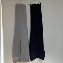 UNIQLO スマートアンクルパンツ　丈長め　2色セット