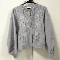 ehkä söpö カーディガン グレー F