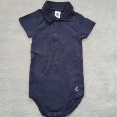used PETIT BATEAU　襟つきロンパース