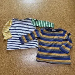 DOUBLE.B ミキハウス 長袖Tシャツ デニムパンツ セット 80cm - メルカリ