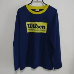 Wilson 長袖 Tシャツ ネイビー イエロー 160のサムネイル