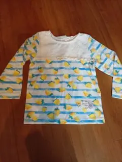 フルーツ柄長袖カットソー