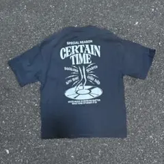 バックプリント Tシャツ ブラック