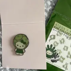 大阪関西万博　日本館限定　ピンバッジ　藻キティ　カルシディスクス