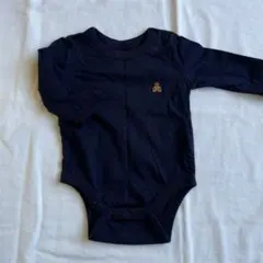 GAPネイビー長袖ロンパース 0~3M 60㎝