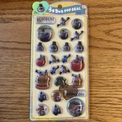 新品未開封 パペットスンスン うるちゅるポップシール ボンドロ ゾンゾン