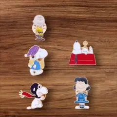 スヌーピー ピンバッジ 5個セット