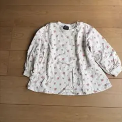 petit main 花柄長袖トップス 110