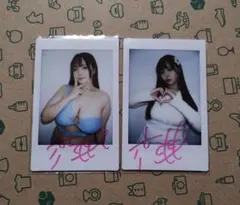 恋渕ももな 4点セット 直筆サイン入りチェキ チェキ 生写真 レア