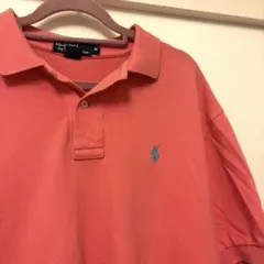 ラルフ ポロシャツ Mサイズ サーモンピンク